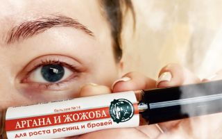 Application of cosmetic jojoba oil for eyelashes and eyebrows