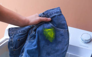 How to scrub paint from pants: ways to remove stains