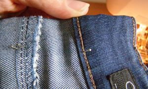 How to sew jeans at the waist with your own hands: step by step instructions