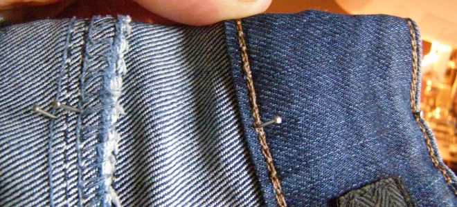 Cara menjahit seluar jeans di pinggang dengan tangan anda sendiri: arahan langkah demi langkah