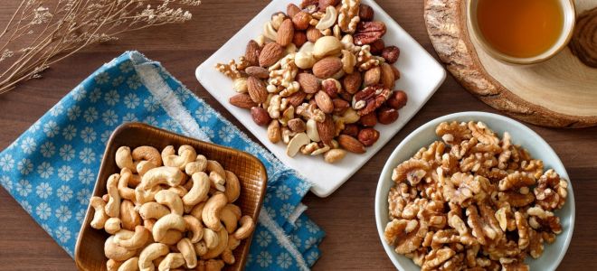 Nuts to increase blood hemoglobin