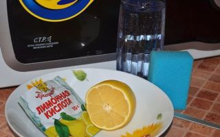 Curățarea cuptorului cu microunde cu acid citric din interior de grăsimi: cum să se spele rapid în 5 minute