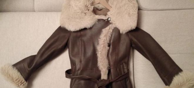 Cleaning a sheepskin coat at home: dry and wet