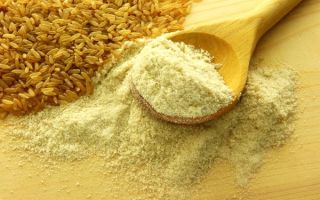 Why is rice flour useful?