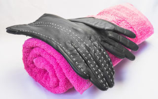 How to wash leather gloves: by hand and in the washing machine