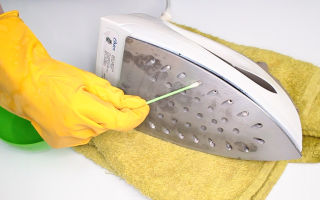 How to clean an iron with salt: cleaning features