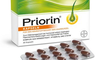 Finnish vitamins Priorin (Priorin) for hair: reviews, composition, instructions