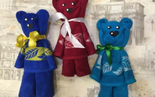 Towel bear: kung paano ito gawin mismo, larawan