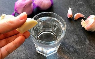 What is water with garlic useful for: how to drink on an empty stomach in the morning, reviews