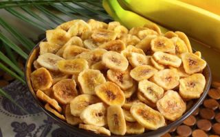 Beneficiile și daunele chipsurilor de banane, calorii