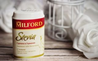 Milford sweetener: benefits and harms